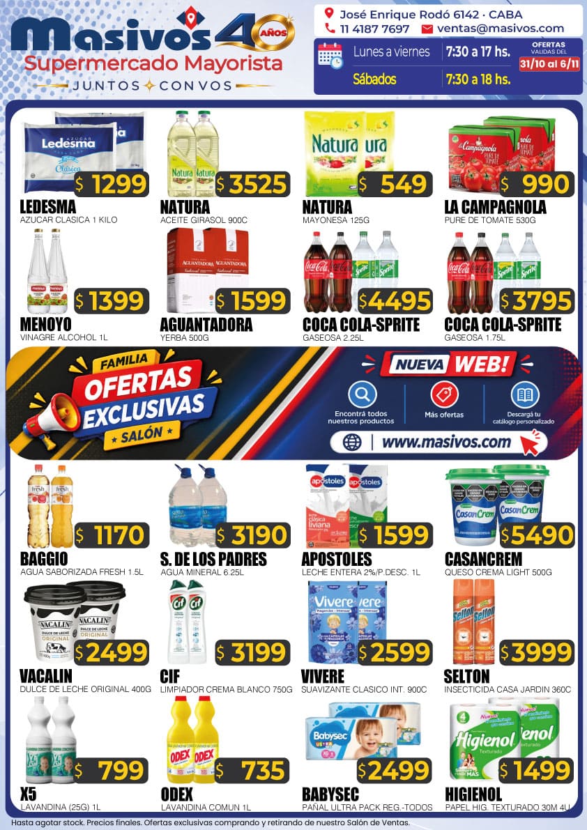 Ofertas exclusivas del Salón Masivos