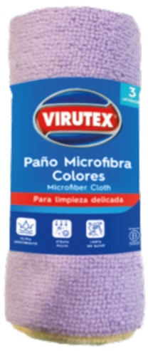 Virutex Paño Microfibra 3U U