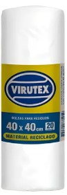 Virutex Bolsa Blanca 40X40Cm 20 U