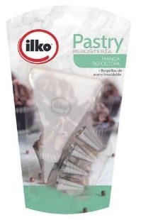 Ilko Manga Repostera 5 Boquillas Inoxidable U