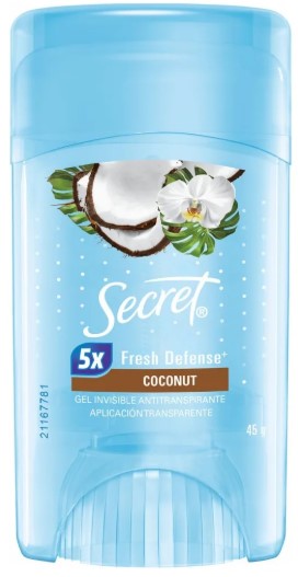 Secret Desod.barra Coconut 50 G