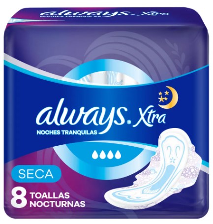 Always Toallitas Femeninas Nocturna Ufina Seca 8 U