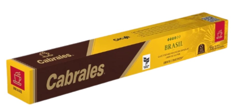 Cabrales Capsulas Cafe Brasil Nes 10 U