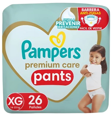 Pampers Pañal Bebe Pants Xg 26 U
